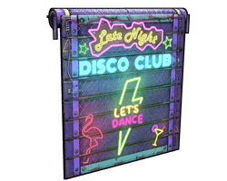 Dance Club Garage Door