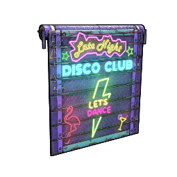Dance Club Garage Door