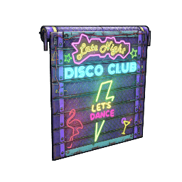 Dance Club Garage Door