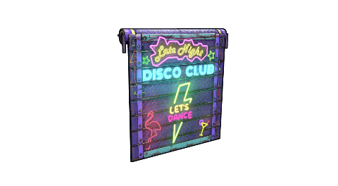 Dance Club Garage Door
