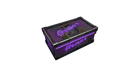 Neon Armor Storage