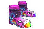 Rainbow Pony Boots