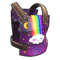 Rainbow Pony Chest Plate in Rust