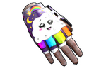 Rainbow Pony Roadsign Gloves