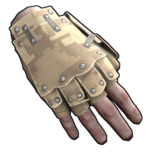 Desert Raiders Gloves Rust Skins