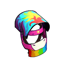 Rainbow Pony Helmet