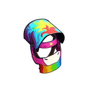 Rainbow Pony Helmet