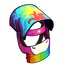 Rainbow Pony Helmet