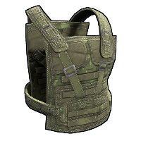Forest Raiders Metal Chest Plate in Rust