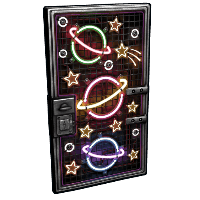 Outer Planets Metal Door