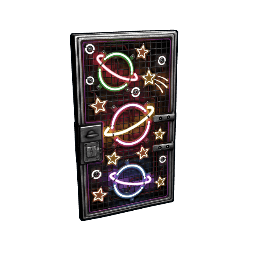 Outer Planets Metal Door