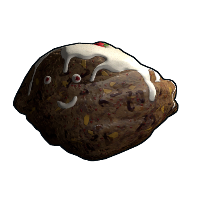 Festive Pudding Rock in Rust