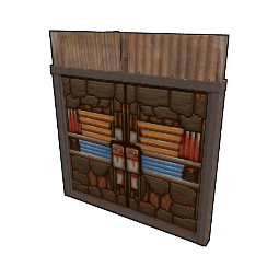 Pixel Metal Double Door