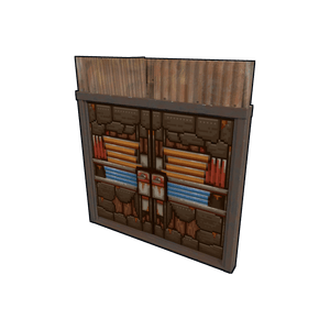 Pixel Metal Double Door