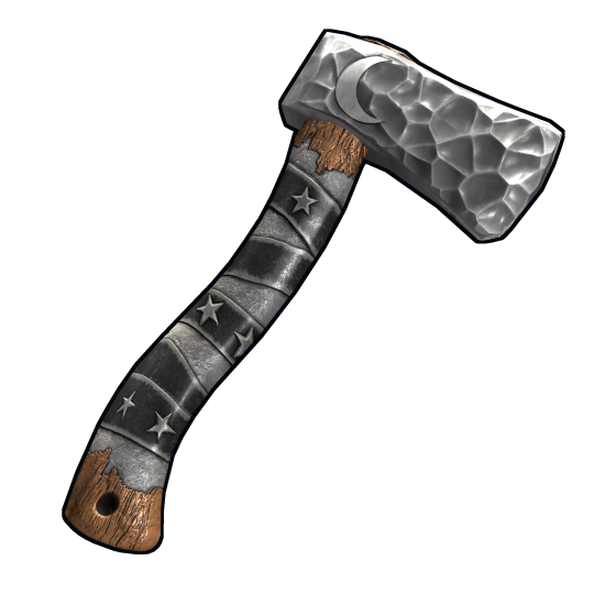 Night Farmer Hatchet in Rust