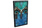 Glacial Visage Metal Door