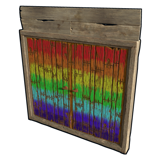 Rainbow Doors in Rust