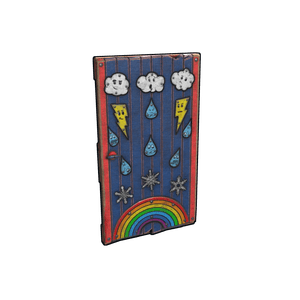 Weather Wood Door