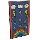 Weather Wood Door