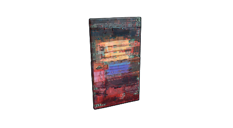 Corrupted Metal Door