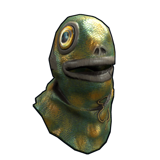 Fish Head in Rust
