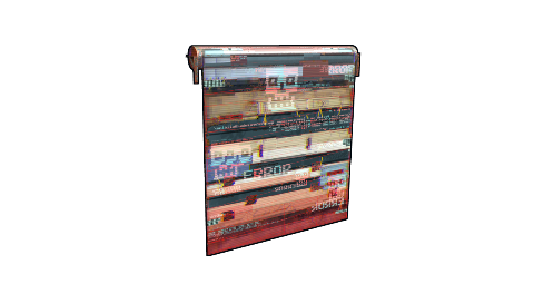 Corrupted Garage Door