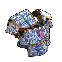 Porcelain Roadsign Vest in Rust