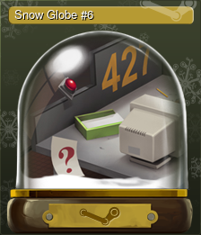 Series 1 - Card 6 of 10 - Snow Globe #6