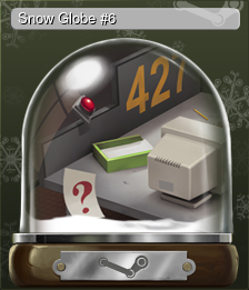 Series 1 - Card 6 of 10 - Snow Globe #6