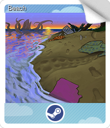 Series 1 - Card 5 of 10 - Beach