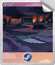 Series 1 - Card 4 of 10 - Minigolf