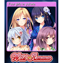 Four girls in yukata