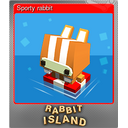 Sporty rabbit (Foil)