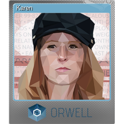 Karen (Foil Trading Card)