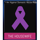 I Am Against Domestic Abuse Ribbon