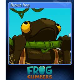 Brown frog