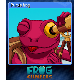 Purple frog