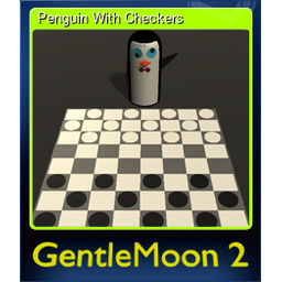 Penguin With Checkers
