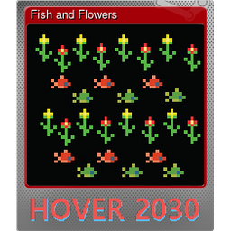 Fish and Flowers (Foil Trading Card)