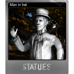 Man in hat (Foil Trading Card)