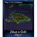 Map of the Caribbean (Trading Card)