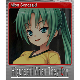 Mion Sonozaki (Foil Trading Card)