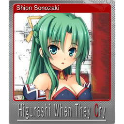 Shion Sonozaki (Foil Trading Card)