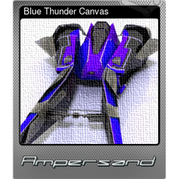 Blue Thunder Canvas (Foil)