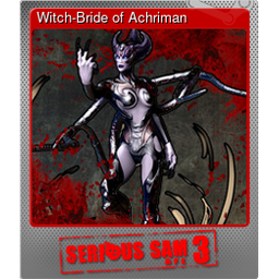 Witch-Bride of Achriman (Foil Trading Card)