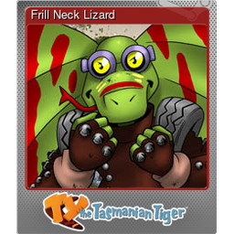 Frill Neck Lizard (Foil)
