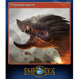 Infected worm