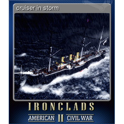 cruiser in storm