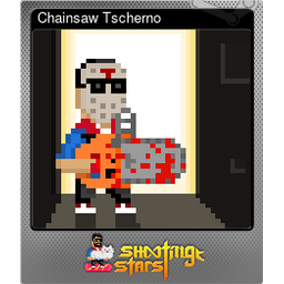 Chainsaw Tscherno (Foil Trading Card)
