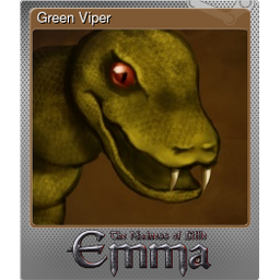 Green Viper (Foil Trading Card)